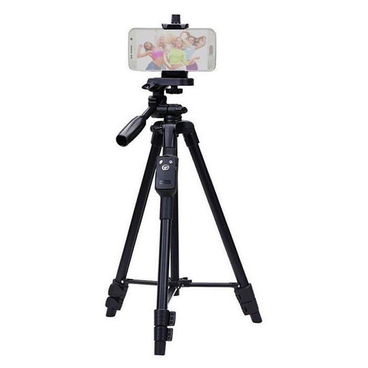 [HCM]Tripod chân máy ảnh và điện thoại YUNTENG VCT5208 (Kèm Remote Bluetooth Kẹp Điện thoại Túi) - Phân phối bởi Android World