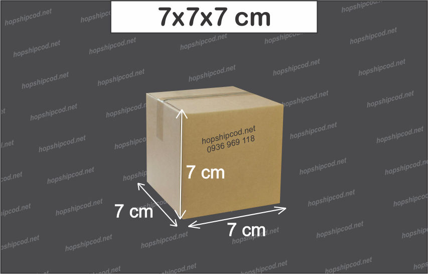 7x7x7 cm Thùng Carton Đóng Hàng