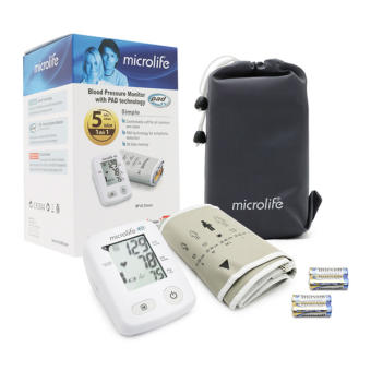 Máy đo huyết áp bắp tay Microlife A2 Classic, vạch phân loại huyết áp chuẩn, bộ nhớ 30 lần đo giúp theo dõi biến động huyết áp