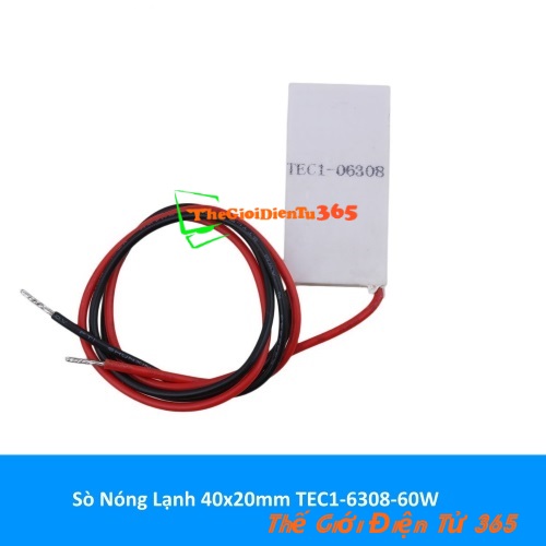 Sò nóng lạnh 40x20mm tec1-6308-60w
