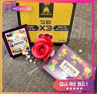 Giảm cân X3 Đông Y Mộc Linh tặng detox hàng chính hãng 0927.633.224