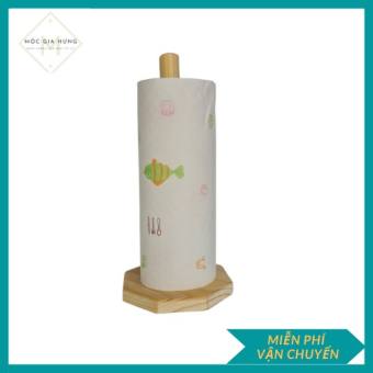 Cây Giữ Cuộn Giấy Ăn/Giấy Vệ Sinh/Cuộn Khăn Lau Đa Năng Bằng Gỗ - MỘC GIA HƯNG