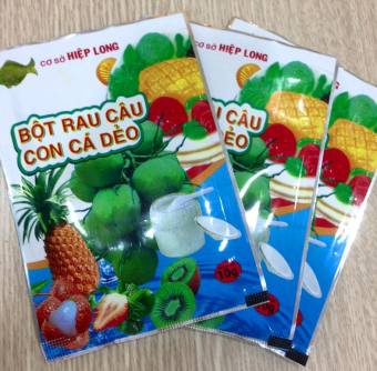 Bột rau câu con cá dẻo (10g)