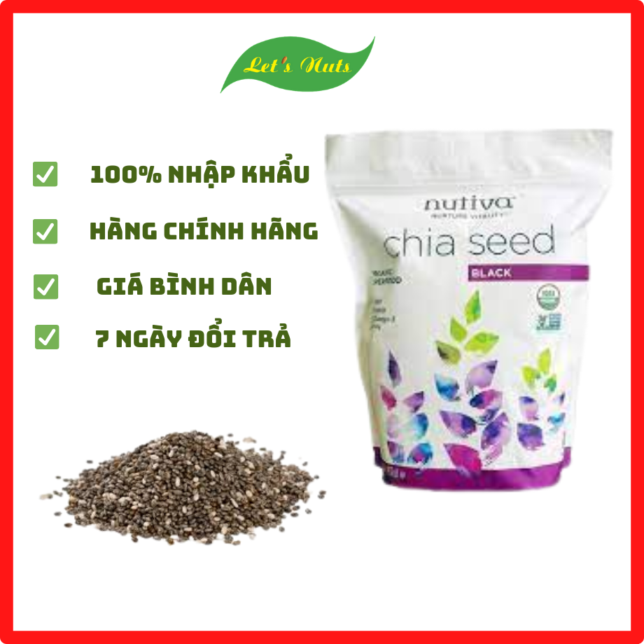 [HCM]Hạt chia Mỹ Nutiva gói 907g giúp giảm cân đẹp da bổ sung chất dinh dưỡng susuto shop