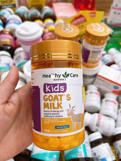 SỮA DÊ CÔ ĐẶC DẠNG VIÊN CỦA ÚC HEALTHY CARE KID GOAT MILK 300 VIÊN  - CỰC KÌ THƠM NGON, BỔ DƯỠNG - 9481