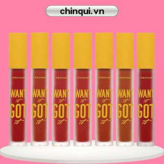 Son kem lì nhẹ môi Lemonade want it got it lipcream 5g