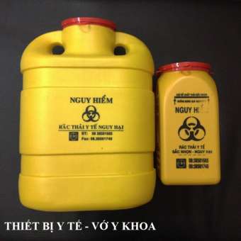 Bình Hủy Kim Tiêm Y Tế 1.5 Lít Và 6.8 Lít