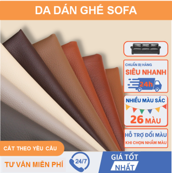 Miếng dán da PU tự dính ghế da - Vải da pu bọc ghế sofa chống thấm nước - Da pu nguyên tấm, sửa chữa đồ da, dán da điện thoại