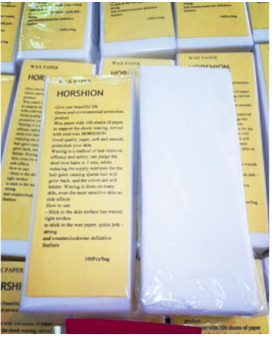 Giấy wax lông 100 miếng