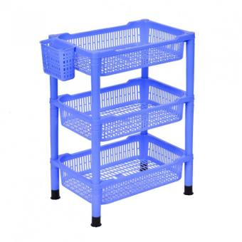 Kệ để chén bát nhựa 2, 3 tầng Việt Nhật Kệ  để bát có ống đũa.Kệ để đồ.