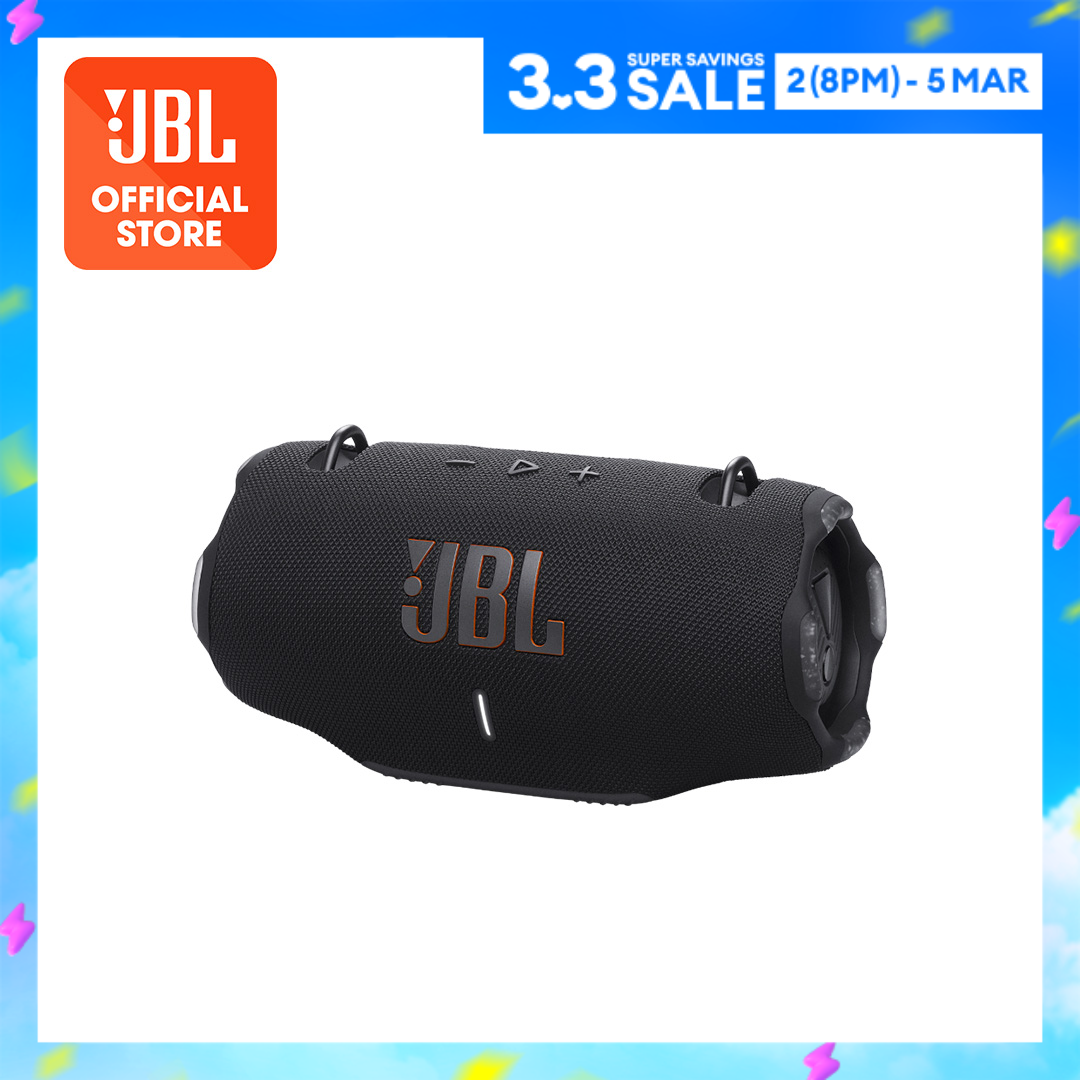 JBL Xtreme 4 Portable waterproof speaker with massive JBL Pro Sound and a convenient shoulder strap