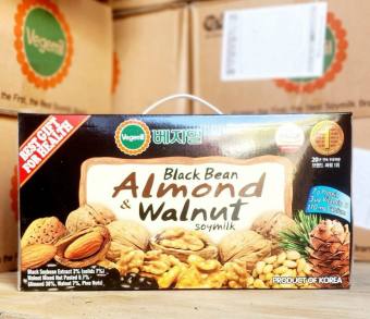 SỮA HẠT ÓC CHÓ HẠNH NHÂN ĐẬU ĐEN HÀN QUỐC VEGEMIL 15 GÓI x  200ML- Sữa bà bầu - Sữa trẻ em - Sữa ít đường - Sữa Nhập khẩu - Sữa hạt