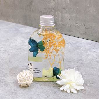 TINH DẦU THƠM PHÒNG THIÊN NHIÊN CHAI DẸT 100ML - TINH DẦU THƠM PHÒNG THIÊN NHIÊN PHÁT SÁNG HOA KHÔ VĨNH CỬU KHỬ MÙI CỰC TỐT, CHAI TO