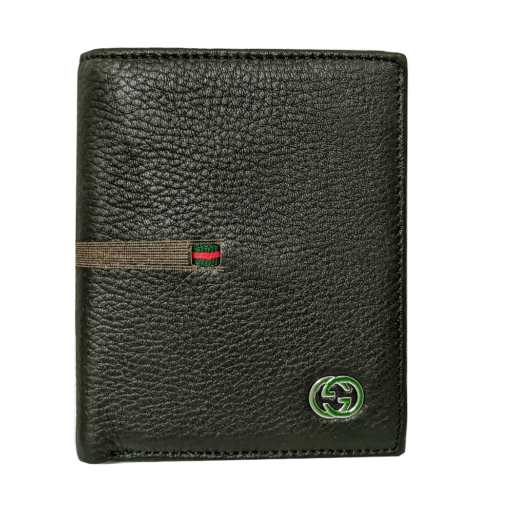Ví da nam cao cấp hiệu Gucci dáng đứng kiểu cách điệu