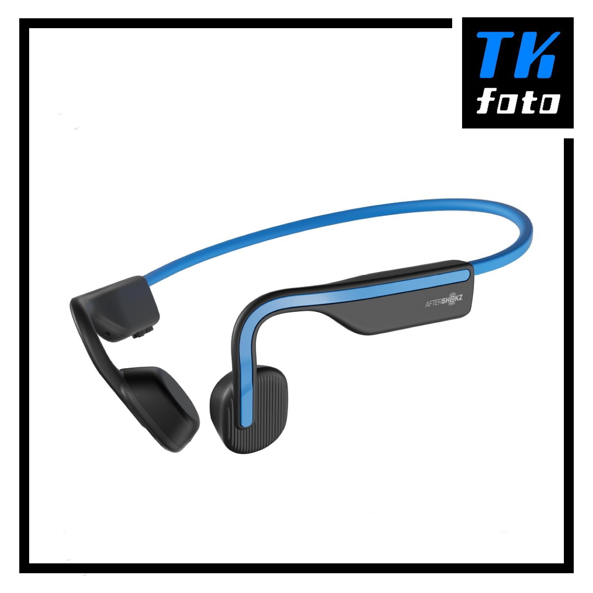 aftershokz trekz titanium bone conduction bluetooth sports headphones with microphone