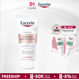 Sữa Rửa Mặt Sáng Da Eucerin Spotless Brightening Cleansing Foam 50g