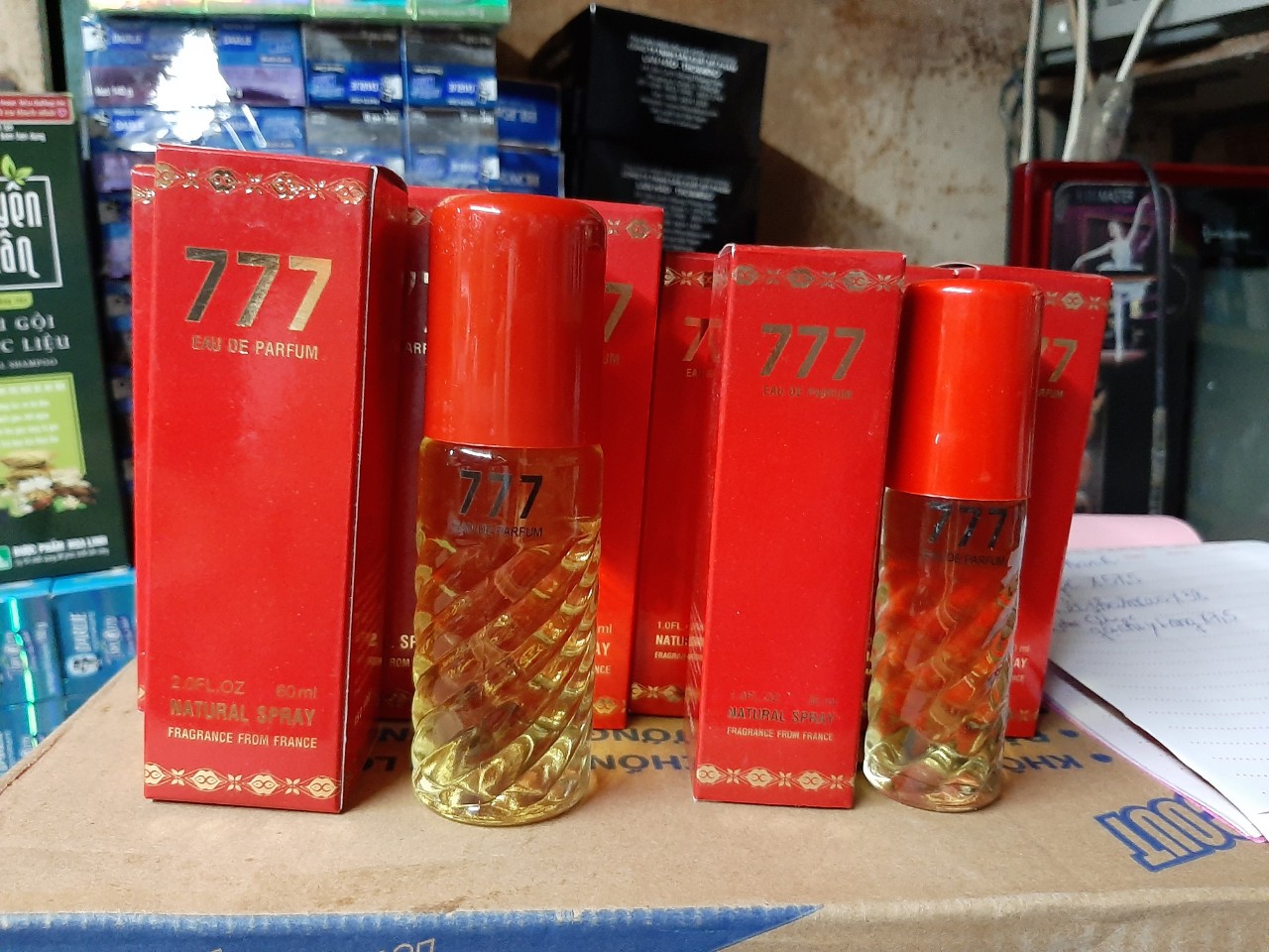 Nước hoa 777 đỏ 30ml - 60ml