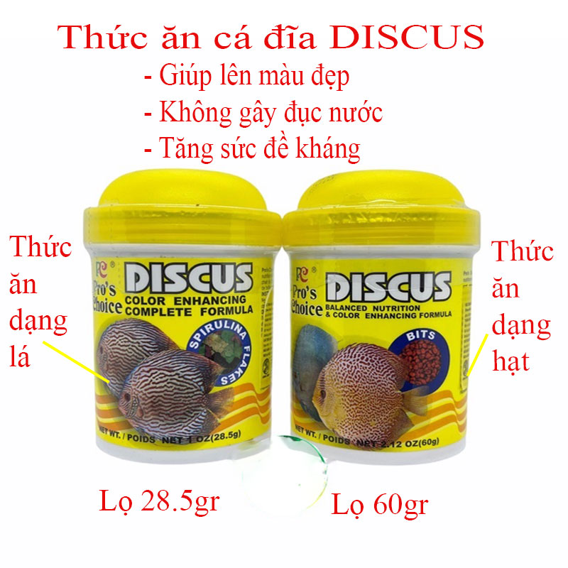 Cám cá thức ăn cao cấp cho cá đĩa discus