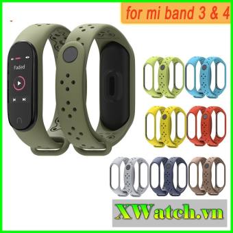 Mi band 3/ 4 - Dây đeo thay thế Mi band 3/ 4 kiểu dáng thể thao