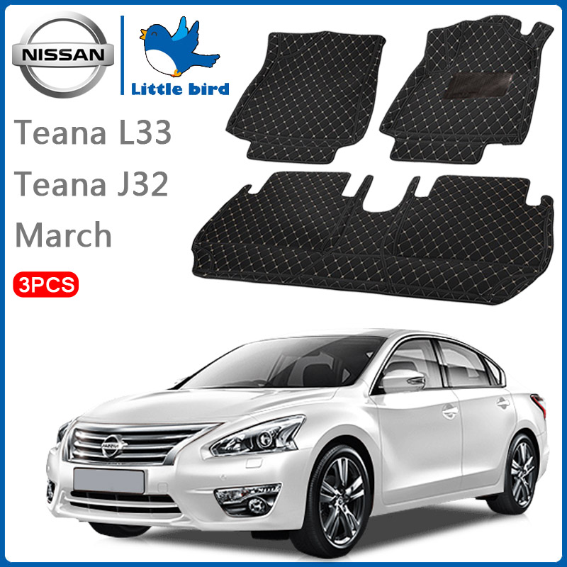 Little Bird พรมปูพื้นรถยนต์ โรงงานผลิตของไทย Nissan Teana L33 J32 March การรับประกันคืนสินค้าภายใน7วัน พรมรถยนต์ ราคา 1,599 บาท*ส่งฟรี