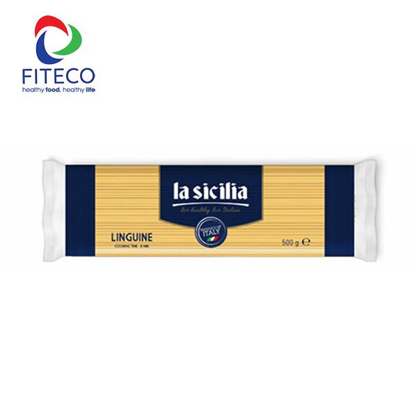 Mì sợi dài dẹp linguine – la sicilia 500g