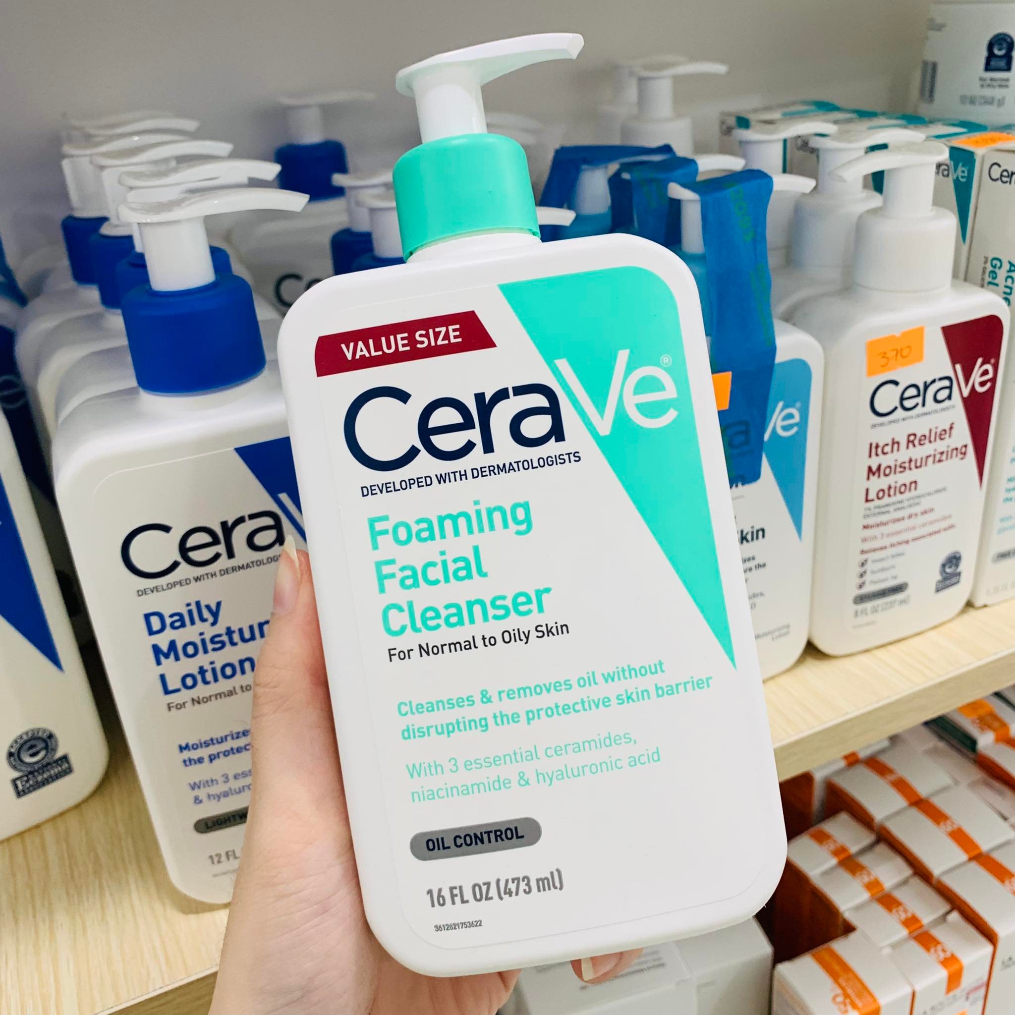 [HCM][SaigonScent] Sữa Rửa Mặt cho da dầu CRV Foaming Facial Cleanser ( 473mL )