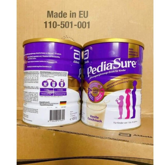 Sữa PEDIASURE 850G - NỘI ĐỊA ĐỨC