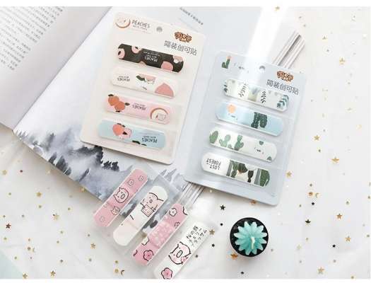 Băng keo cá nhân băng keo cá nhân có hình dễ thương (4 miếng)