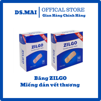 Miếng Băng Keo Urgo Dán Vết Thương Hở Cá Nhân Zilgo Hộp 30-120 miếng Băng Gâu cá nhân