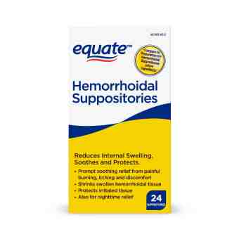 Viên đặt trĩ Equate Hemorrhoidal Suppositories 24 viên