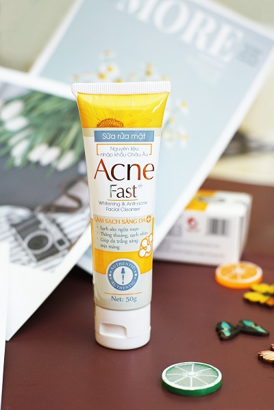 Acne fast – sữa rửa mặt acne fast, kiểm soát nhờn, ngăn ngừa mụn, sạch da, sáng da