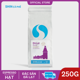 Cà phê đặc sản pha máy SHIN Cà Phê - Đà Lạt Blend 250g hạt
