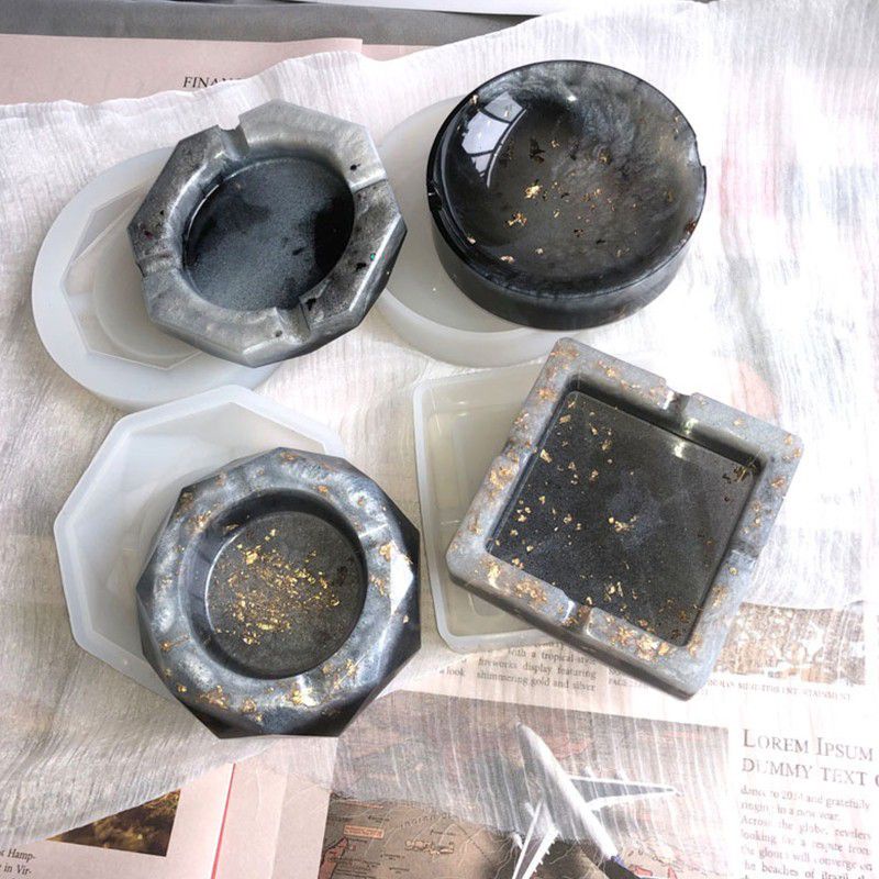 Khuôn nhựa silicon làm đồ gạc tàn bằng resin