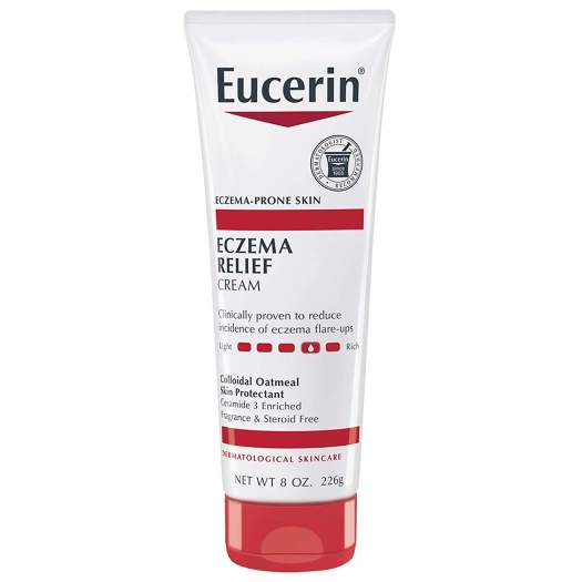 Kem dưỡng ẩm và giảm chàm da cho bé Eucerin baby eczema relief.