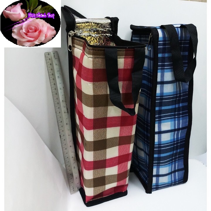 Túi giữ nhiệt đựng chay nước suối, bình sữa cho bé 10x10x25 cm cao / 10x10x35 cm cao, màu ngẫu nhiên