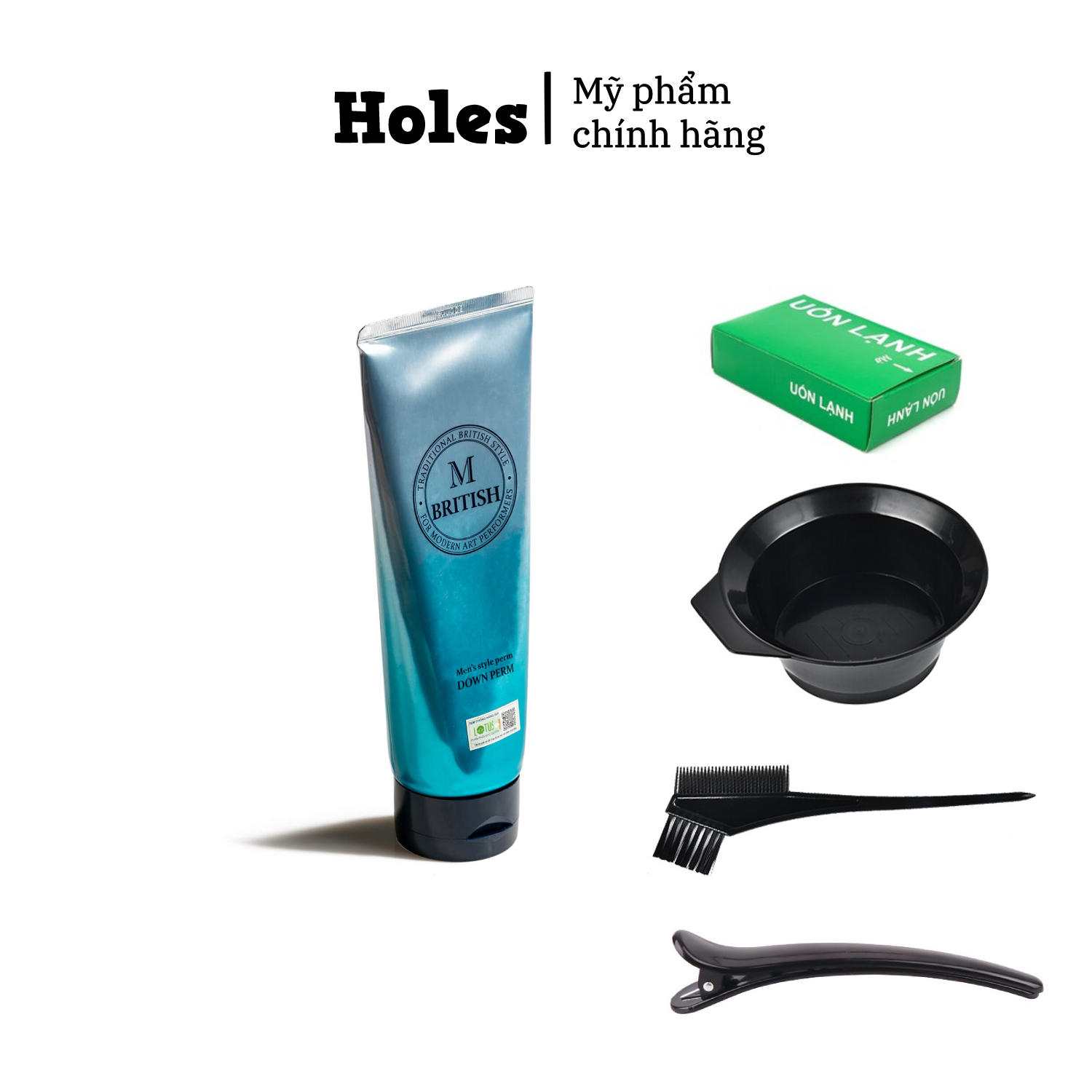 Kem ép side tóc british m mens style down perm - 200g