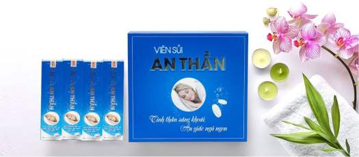Viên Sủi An Thần - Hỗ Trợ Dưỡng Tâm, An Thần, Ngủ ngon - Hộp 20 viên - TT1