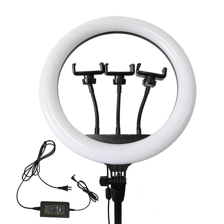 Đèn livestream 45cm yq 460, chân cao 2.1m, 3 chế độ sáng, có remote, phím cảm ứng, đèn livestream chuyên nghiệp, đèn led trợ sáng, chiếu sáng studio, makeup, quay phim, chụp ảnh, livetream, selfie - bảo hành 12 tháng