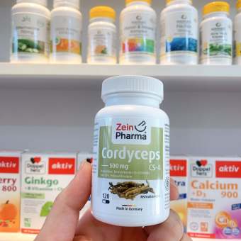 Đông trùng hạ thảo Cordyceps Cs-4 Zein pharma - 120 viên - Hàng nội địa Đức