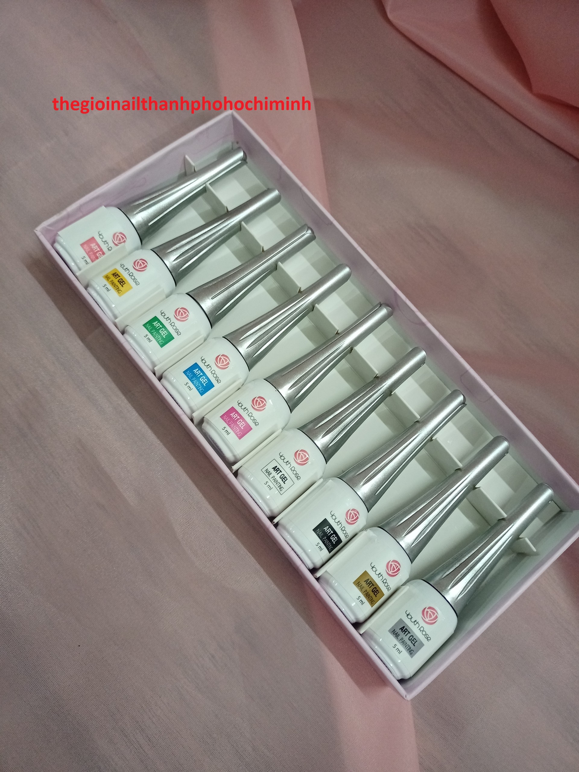 Set 9 chai sơn gel chuyên dụng vẽ móng - Trường Thọ, TĐ