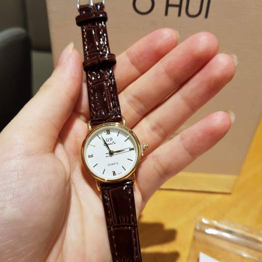 Đồng Hồ Nữ Dây Da Qianba Thời Trang Chính Hãng