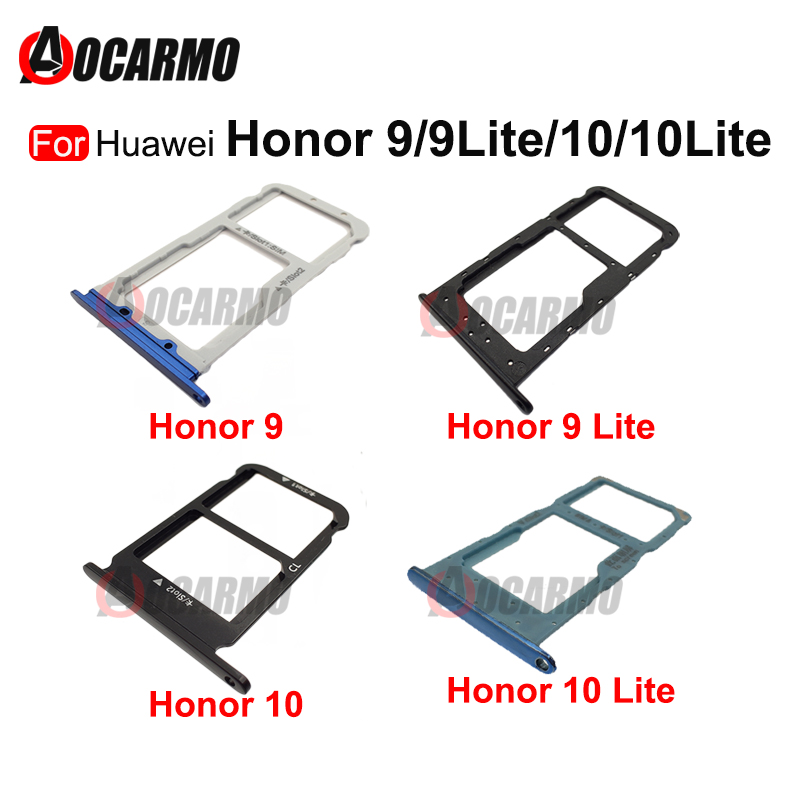 Khay đựng sim cho huawei honor 10lite khay đựng thẻ sim khe cắm chuyển đổi cho huawei honor 9 / 10 / 9 lite linh kiện thay thế