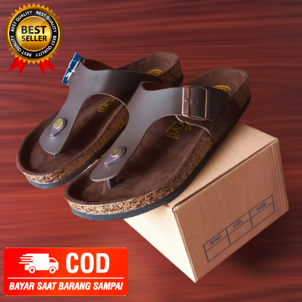 [Royal footwear] original Azli men's sandals | | original Azli men's sandals | cool adult men's sandals 2025 | | cool men's sandals 2022 | men's leather sandals 2025 adult | | men's Carvil benzo sandals Harga 98,000 rupiah*Gratis Ongkir