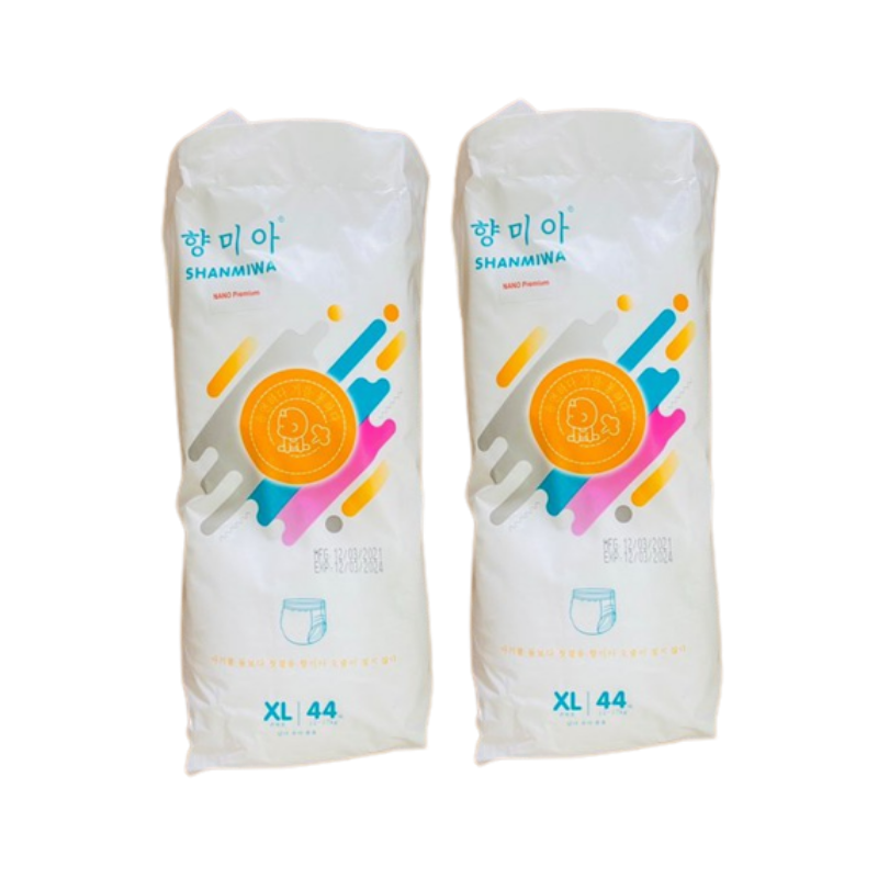 Combo 2 bịch bỉm hàn quốc shanmiwa đủ các size m, l, xl, xxl