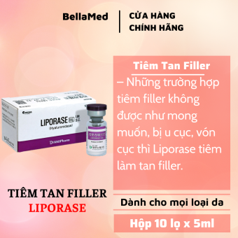 Tinh chất tan filler, mix tiêm tan mỡ LIPORASE Hàn Quốc