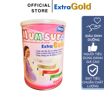 Sữa bầu cung cấp dinh dinh dưỡng cho mẹ mang thai Mum Sure Extra Gold Mega Nutrition S08