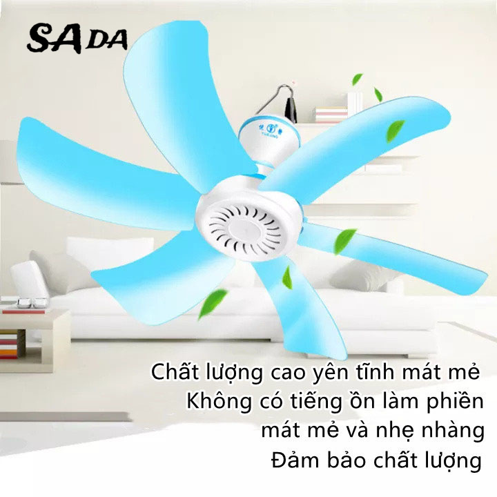 [The most high quality!] sada is ready to delivery! Ceiling fan El electric fan mini noiseless ceiling fan mosquito net electric fan household small sign excluded amnesty student
