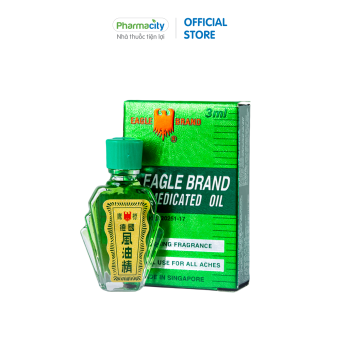 Dầu gió xanh Con Ó Eagle Brand Medicated Oil (3ml)