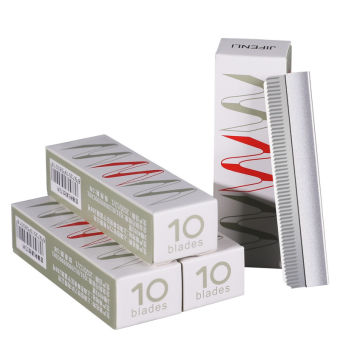 Bộ 10 lưỡi dao cạo lông mày Spacily Nhật gọt chì xé