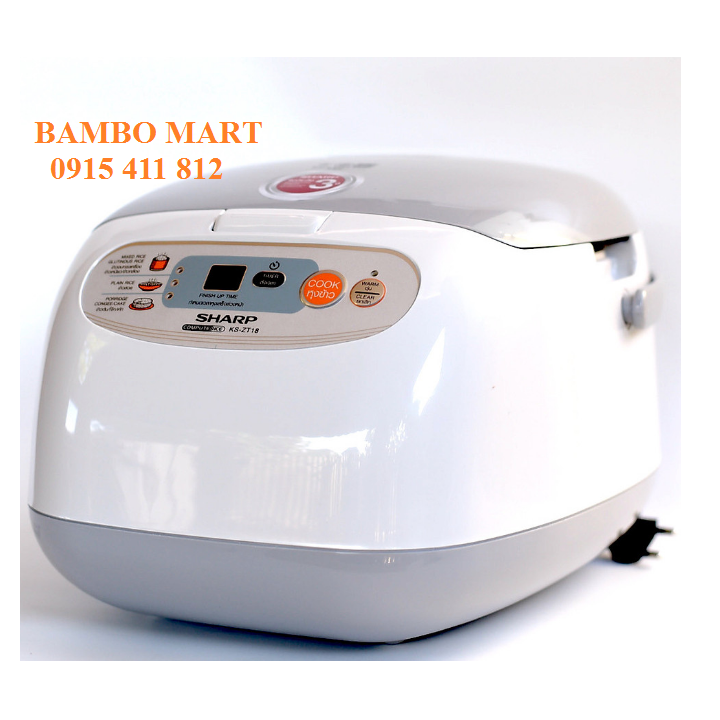 Nồi cơm điện tử sharp ks zt18 1.8 lít thái lan